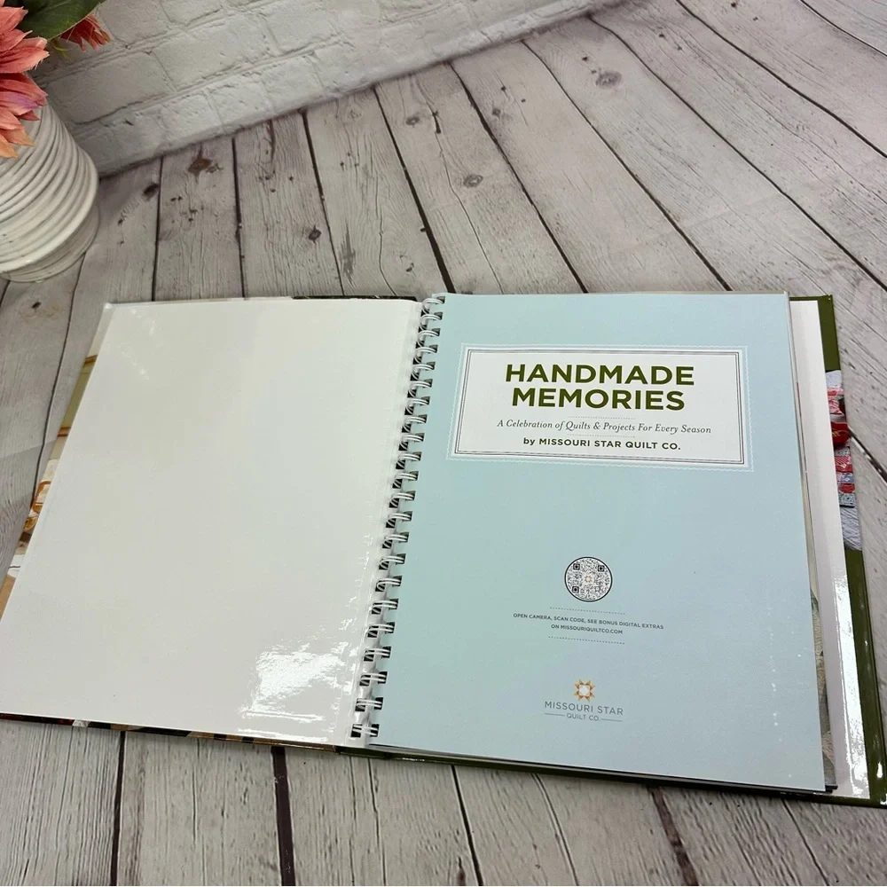 Missouri star quilt co. Handmade Memories Book 2022 homemade textile projects